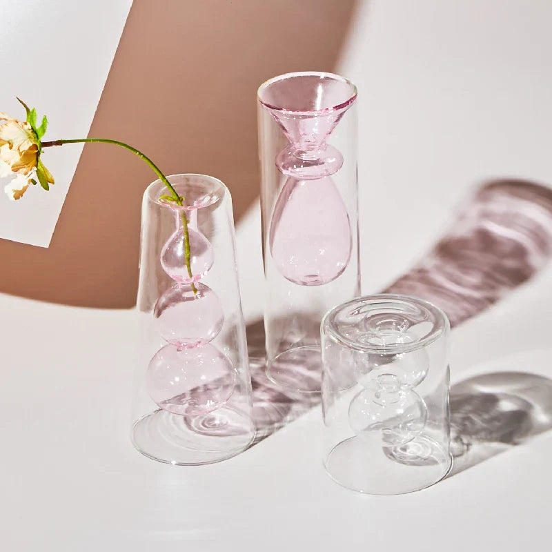Farverig Glasvase i Skandinavisk Design 5