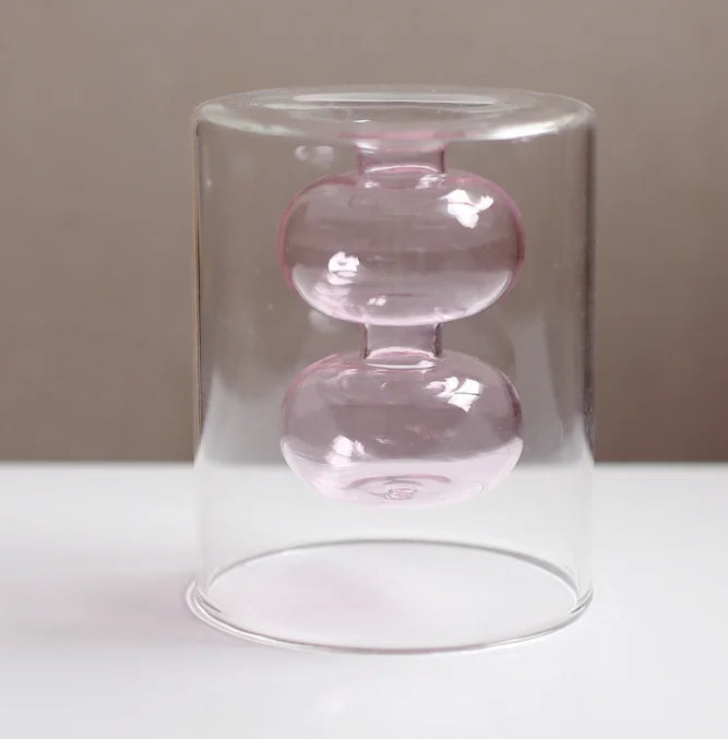 Farverig Glasvase i Skandinavisk Design 9