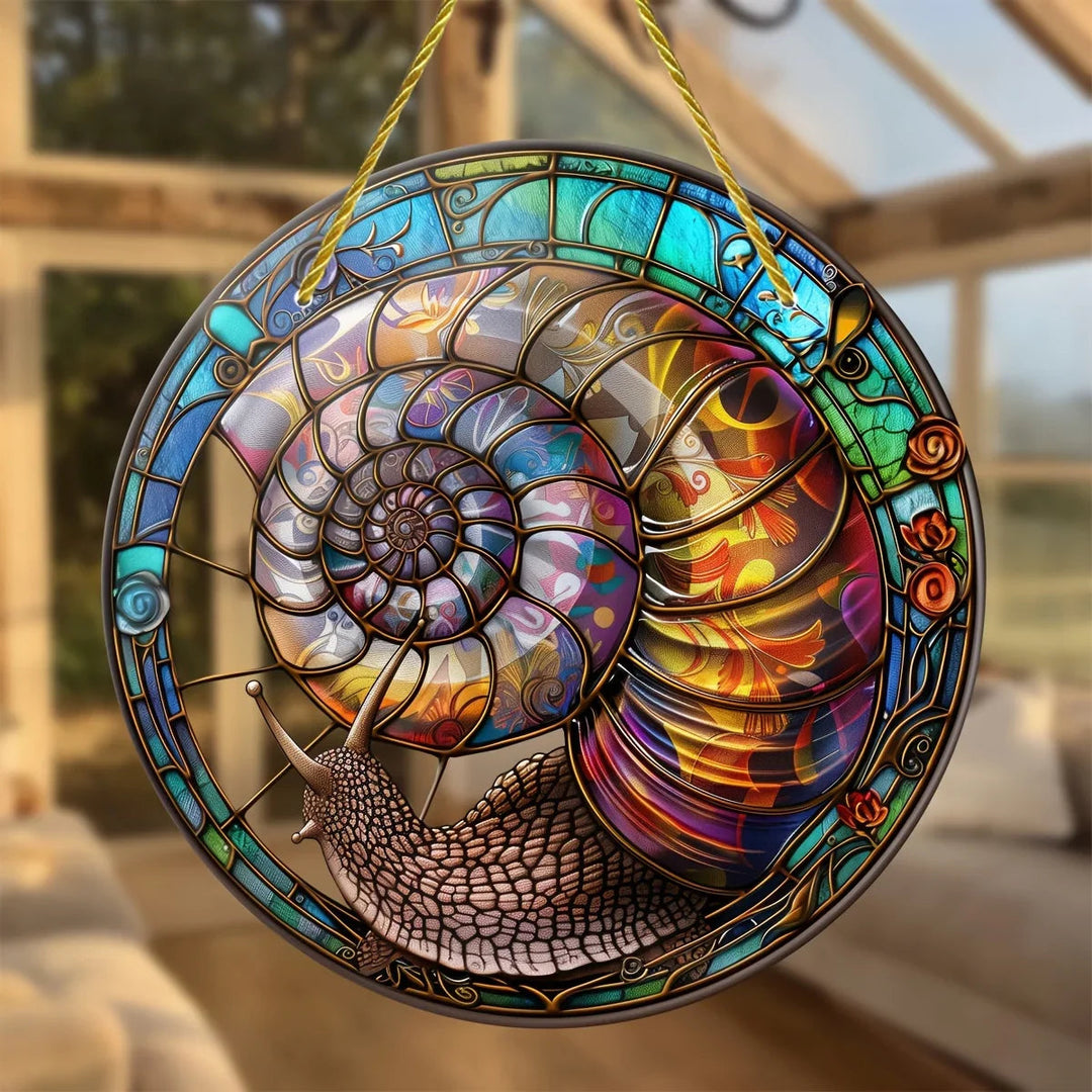 Farverig Solfanger Kæmpe Snegl Dekoration 1