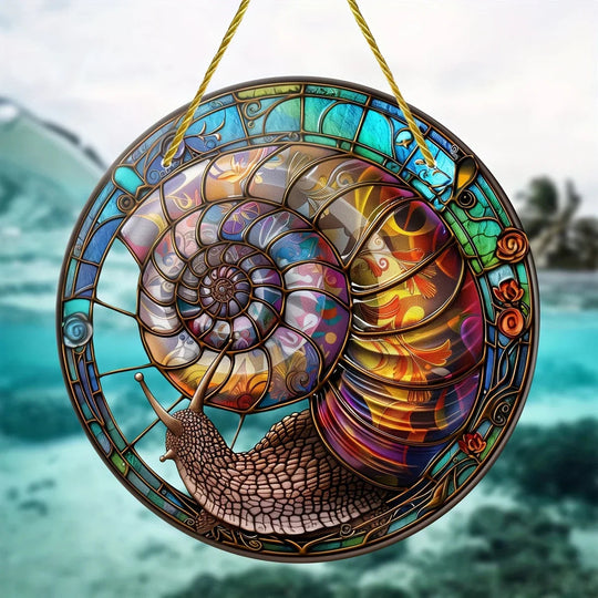 Farverig Solfanger Kæmpe Snegl Dekoration 2