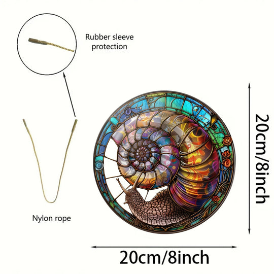 Farverig Solfanger Kæmpe Snegl Dekoration 5