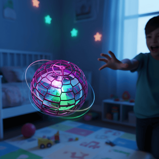 Flyvende Gyroskop med 360° Design og LED-lyseffekter 0