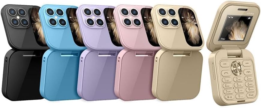 Foldbar Mobiltelefon med Dual SIM og HD Kamera 5