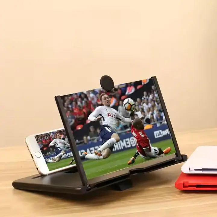 Foldbar Telefonskærmforstørrelsesglas til Underholdning 3-4x Forstørrelse 1