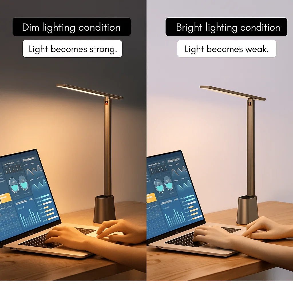 Folding LED Desk Lamp with Dimming Function 5