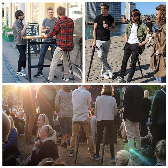 Folding Walking Stick with Portable Seat 2