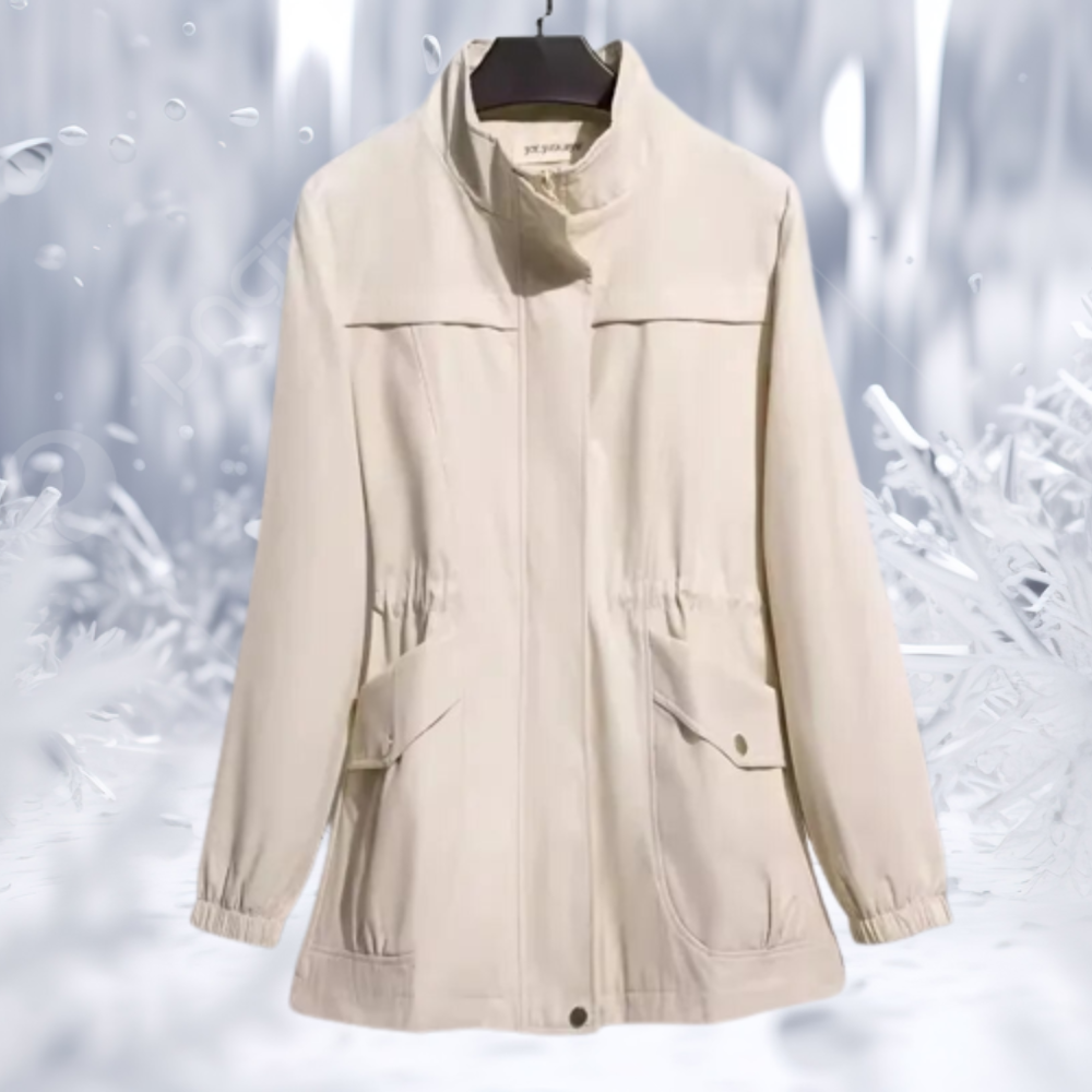 Forårsjakke Dame Tidløs Windbreaker Med Moderne Design 2