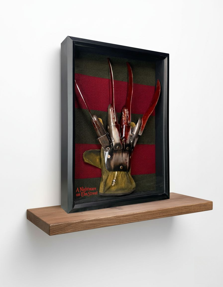 Freddy Krueger Shadow Box Display 1