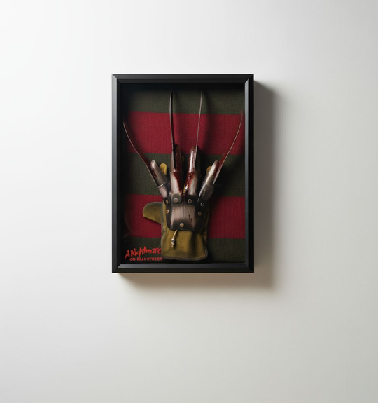 Freddy Krueger Shadow Box Display 2