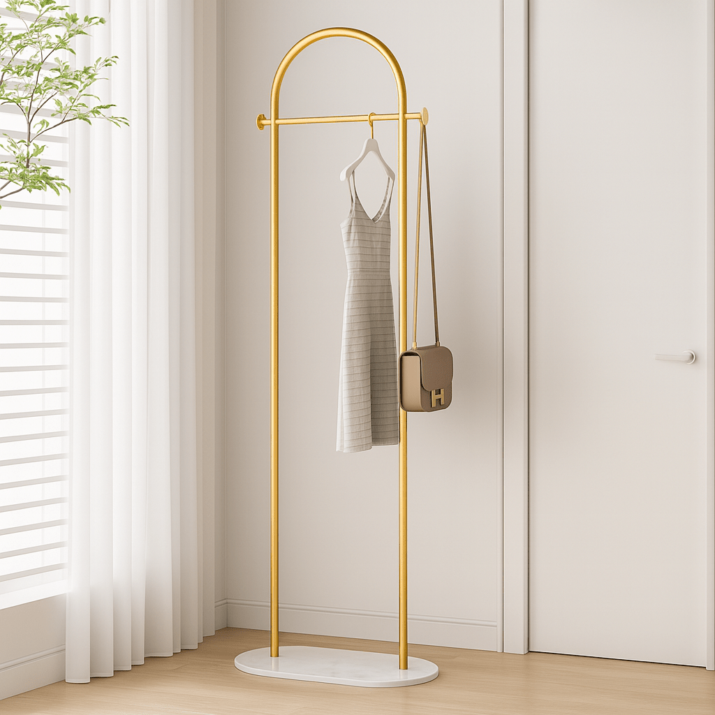 Fritstående Tøjstativ Minimalistisk Design 0
