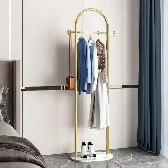 Fritstående Tøjstativ Minimalistisk Design 5