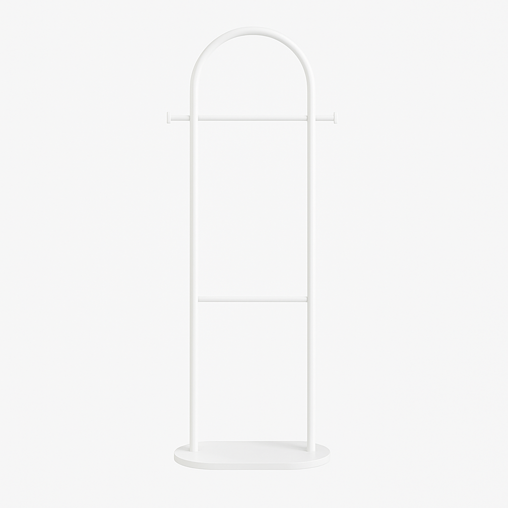Fritstående Tøjstativ Minimalistisk Design 7