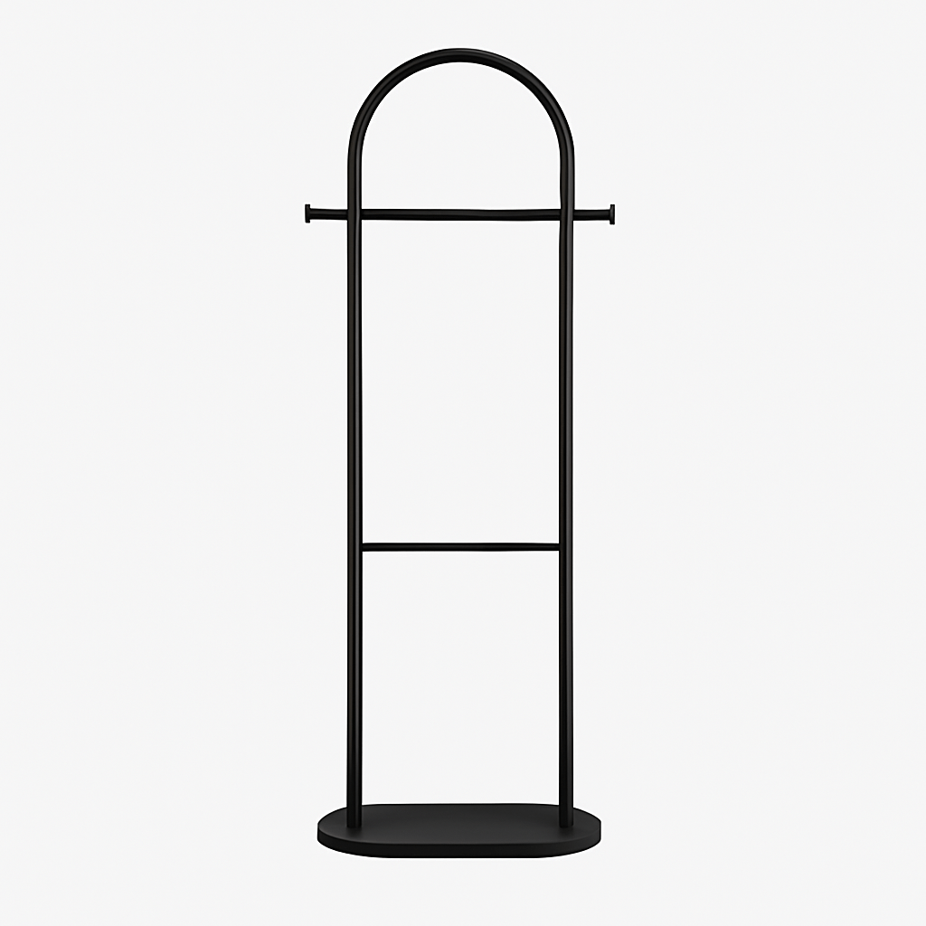 Fritstående Tøjstativ Minimalistisk Design 8