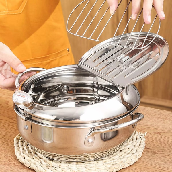 Frituregryde i rustfrit stål med præcisionskontrol 2