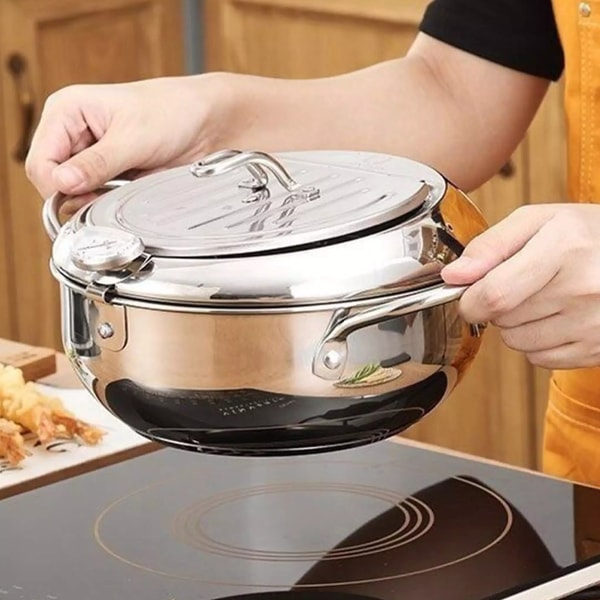 Frituregryde i rustfrit stål med præcisionskontrol 3