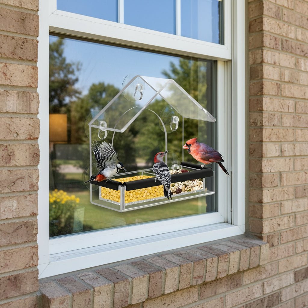 Fuglefoder Automat til Nærbillede Observation 0
