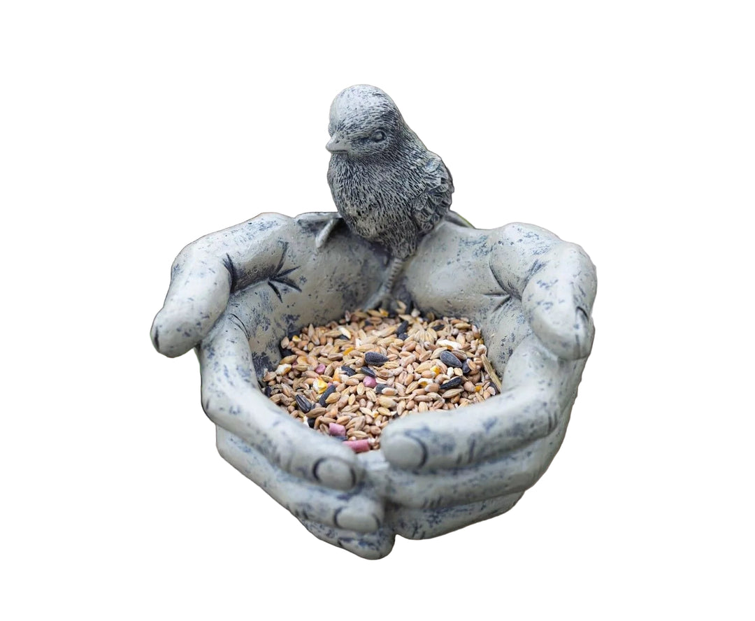 Fuglefoderhus i Håndform til Udendørs Dekoration 0
