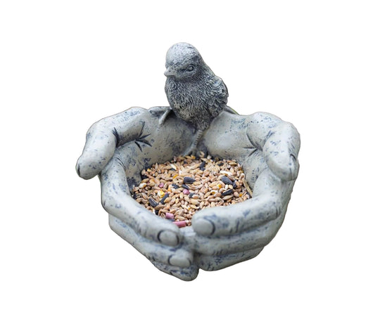Fuglefoderhus i Håndform til Udendørs Dekoration 0