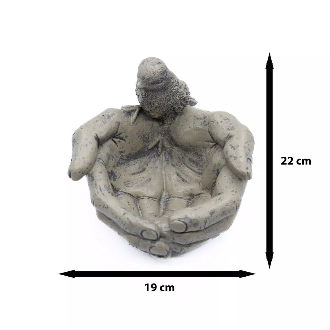 Fuglefoderhus i Håndform til Udendørs Dekoration 4