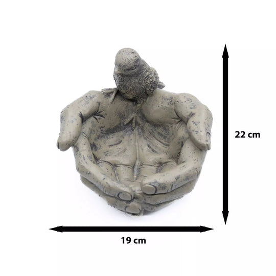 Fuglefoderhus i Håndform til Udendørs Dekoration 4