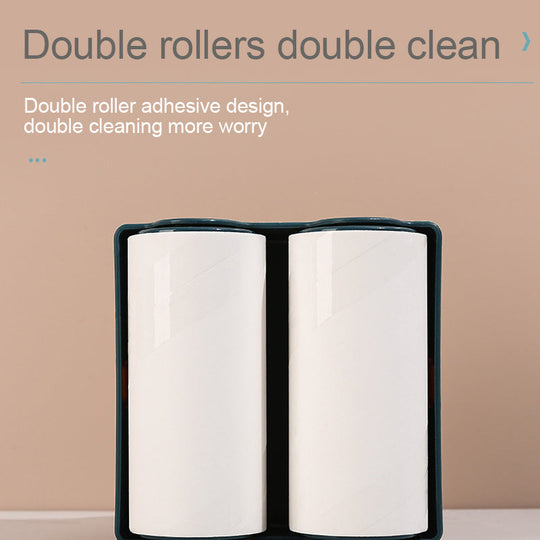 Fuzzfjerner til tøj med dobbeltrulle design 2
