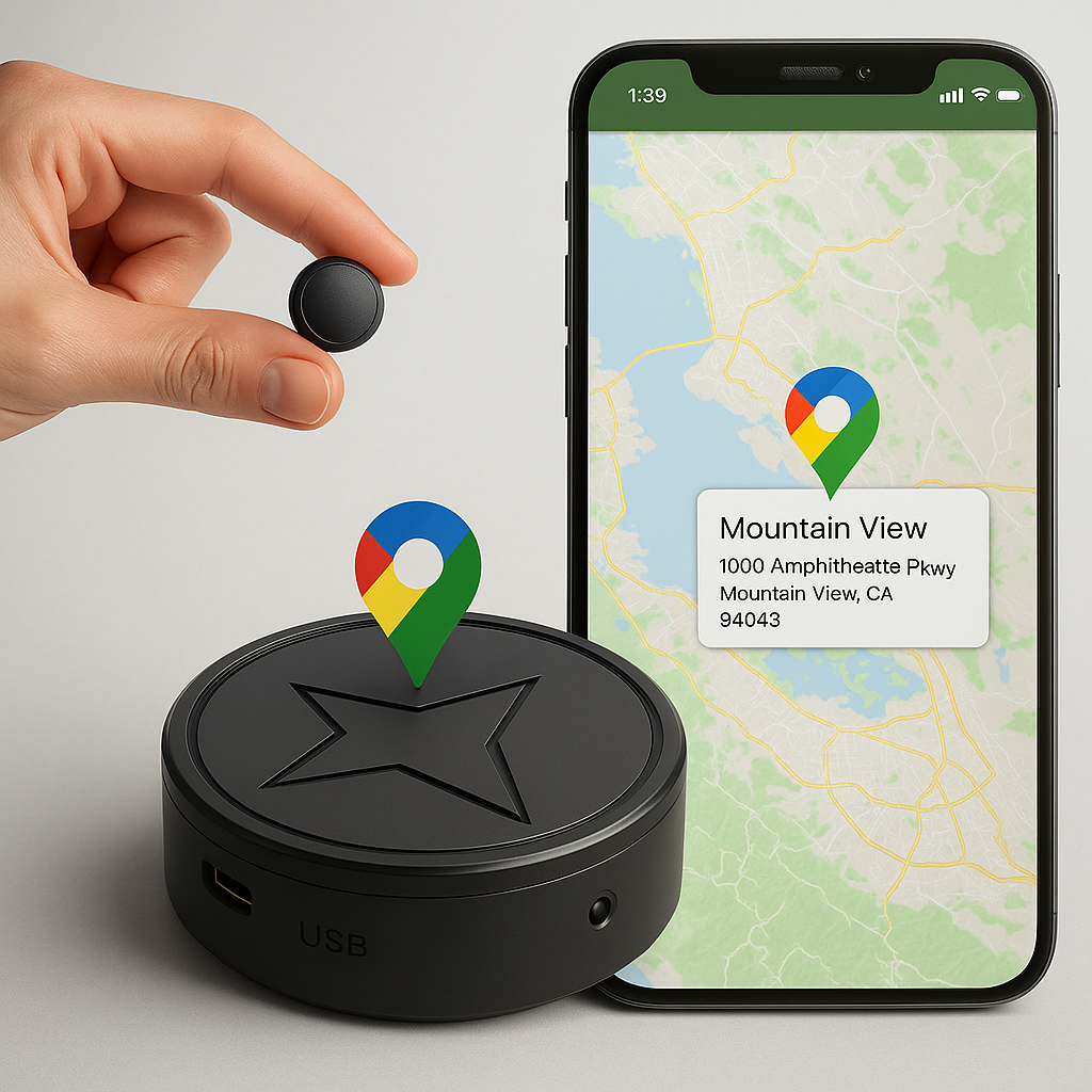 GPS Tracker med Magnetisk Montering 0