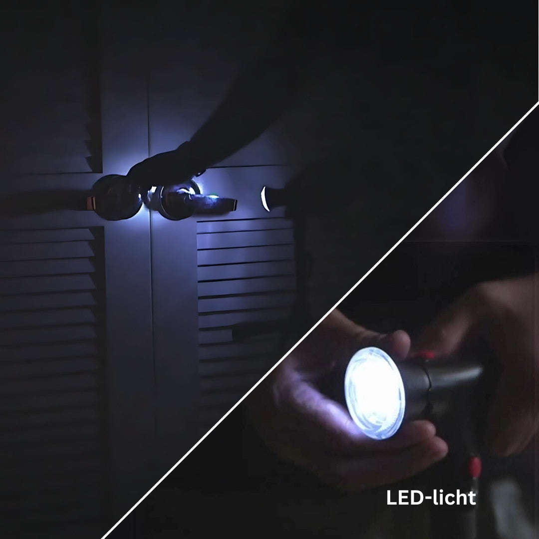 Gåstok med LED Lys og Dobbelt Håndtag til Uafhængig Bevægelse 2