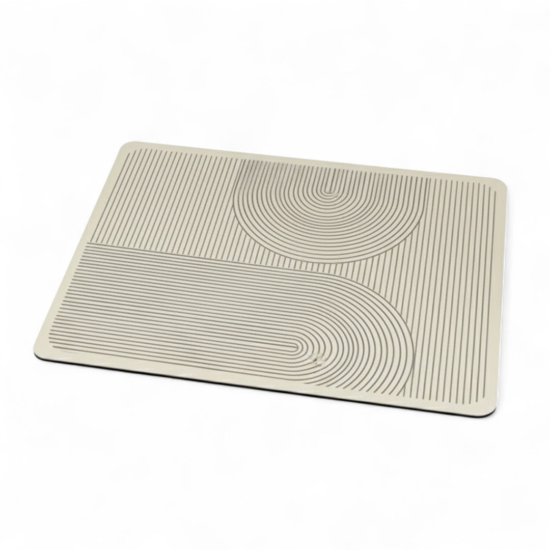 Køkkenmåtte Anti-Slip Hurtigtørrende Minimalistisk Geometrisk Design