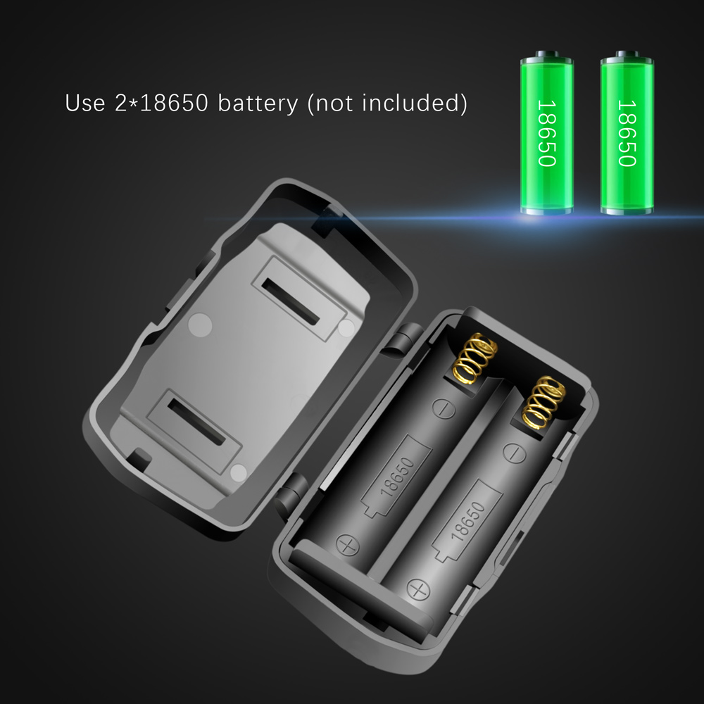 Genopladelig LED-forlygte med Justerbar Lysstyrke 8