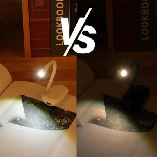 Genopladelig Læselampe med Bogklipsdesign 5
