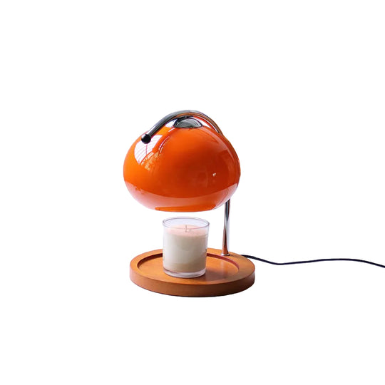 Glas Stearinlyslampe med Justerbar Lysstyrke 0