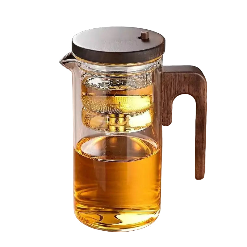 Glas Teapot med Infuser til Løs Te 0