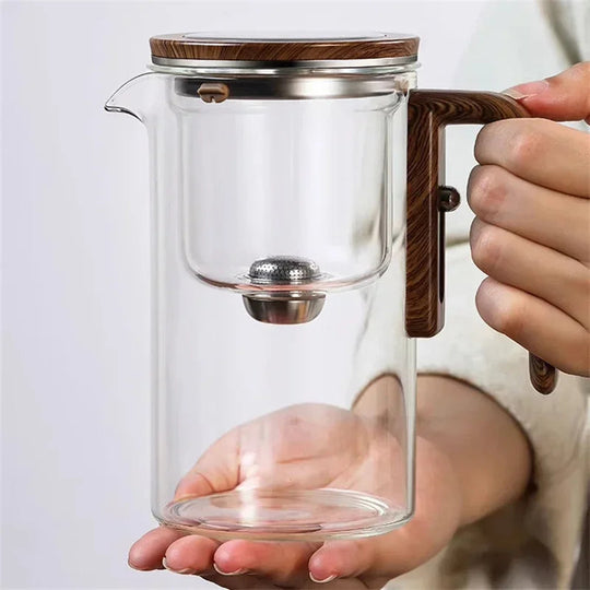 Glas Teapot med Infuser til Løs Te 3