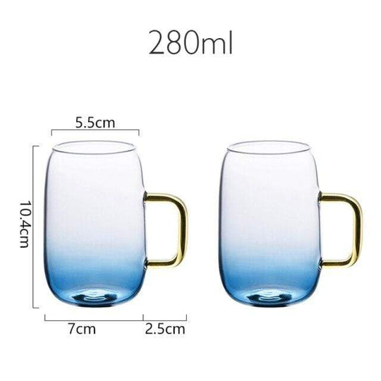 Glaskaraffel Sæt med Matchende Glas 7