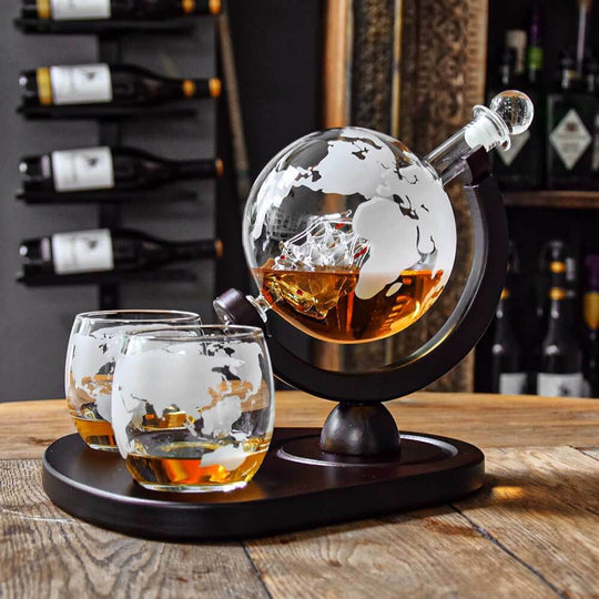 Globe Whiskey karaffel sæt