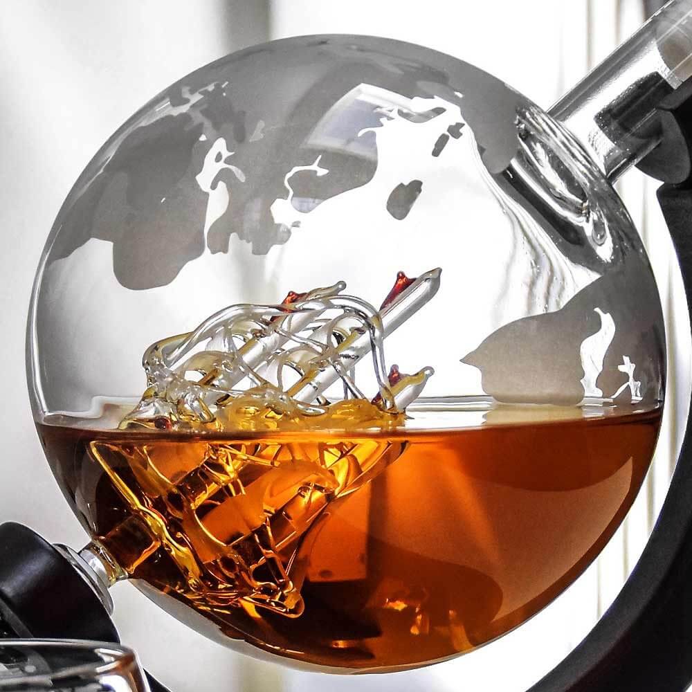 Globe Whiskey karaffel sæt