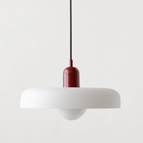 Hængelampe i Farvet Glas Moderne Design 11