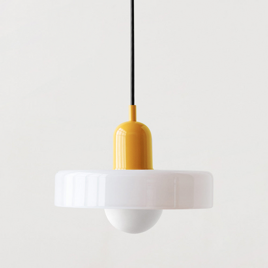 Hængelampe i Farvet Glas Moderne Design 18
