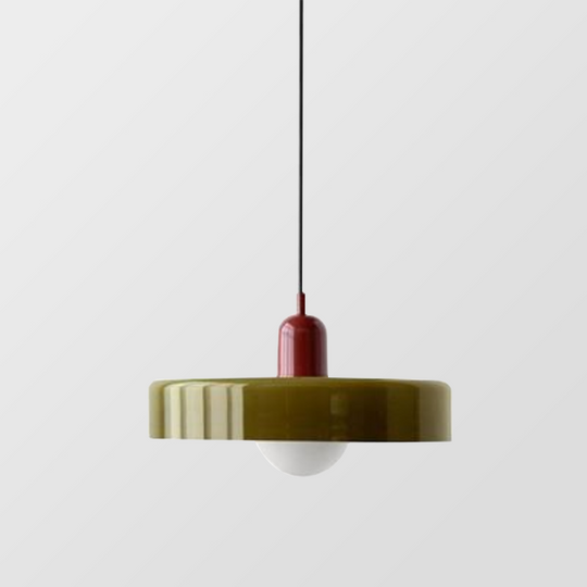 Hængelampe i Farvet Glas Moderne Design 2