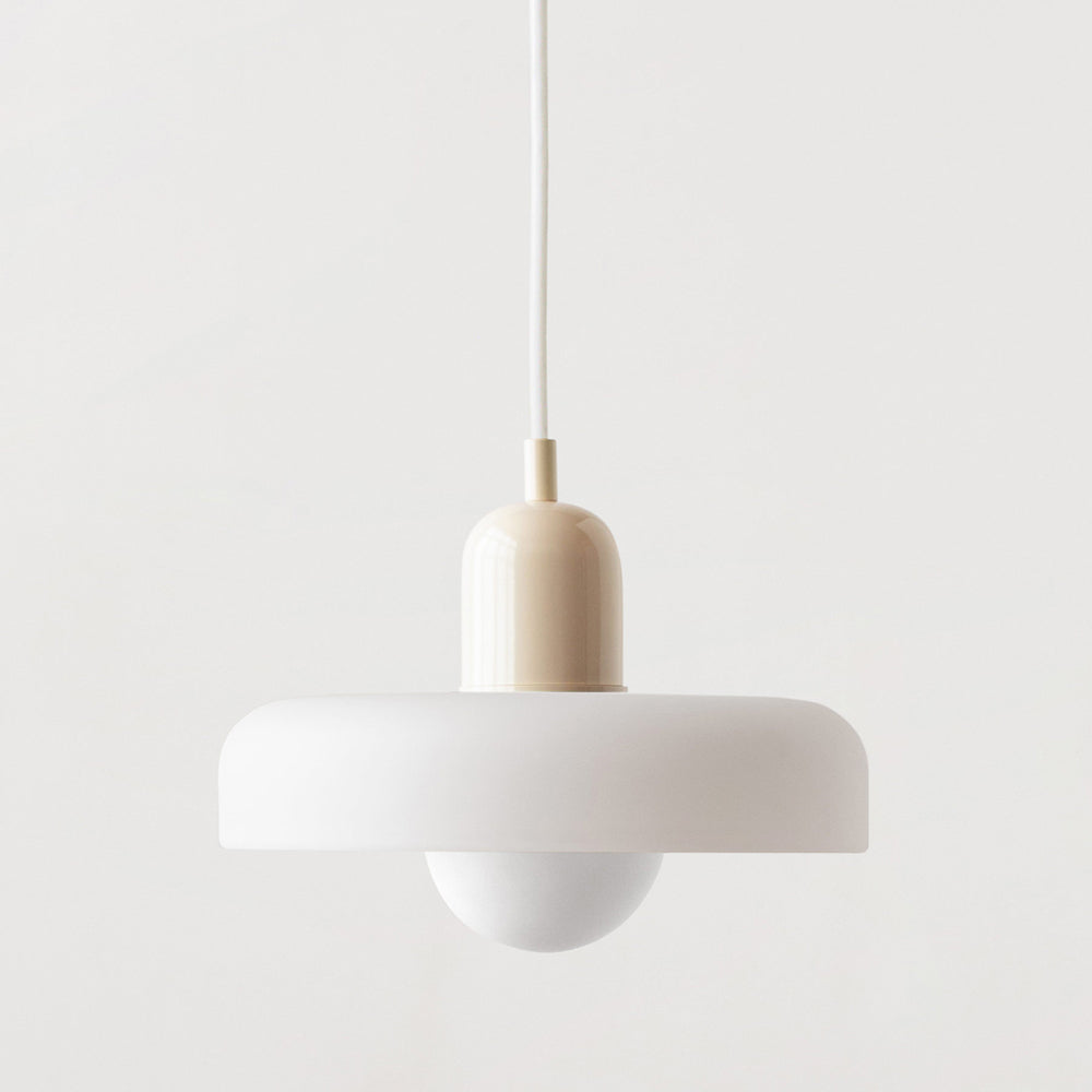Hængelampe i Farvet Glas Moderne Design 22