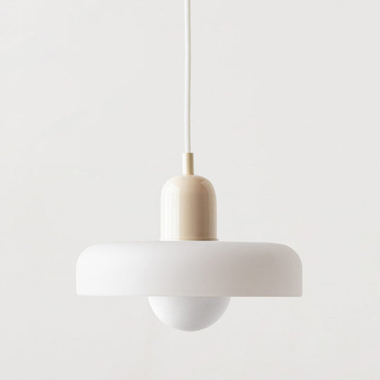 Hængelampe i Farvet Glas Moderne Design 22