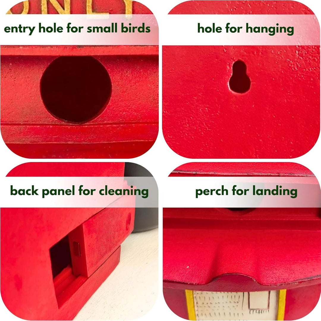 Hængende Fuglehus til Haven - Dekorativ og Holdbar 3