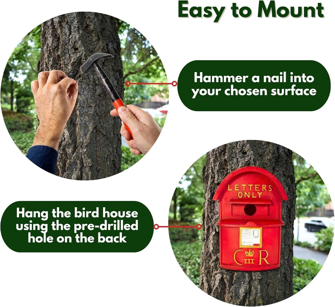 Hængende Fuglehus til Haven - Dekorativ og Holdbar 7