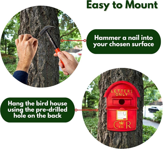 Hængende Fuglehus til Haven - Dekorativ og Holdbar 7