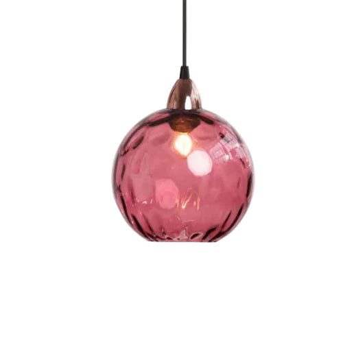 Hængende Lampe i Glaskugle Design Moderne Belysning 0
