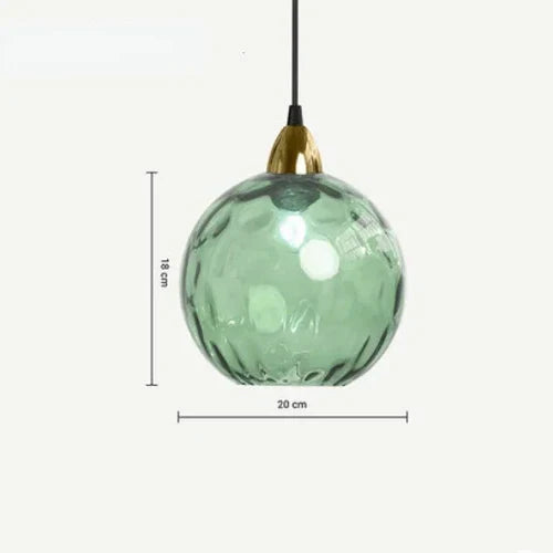 Hængende Lampe i Glaskugle Design Moderne Belysning 8