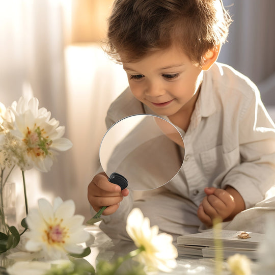 Håndfri Halslupe 5X Justerbar 4