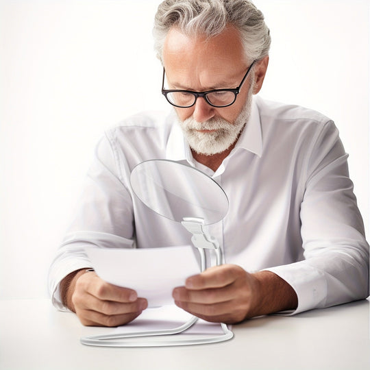 Håndfri Halslupe 5X Justerbar 5