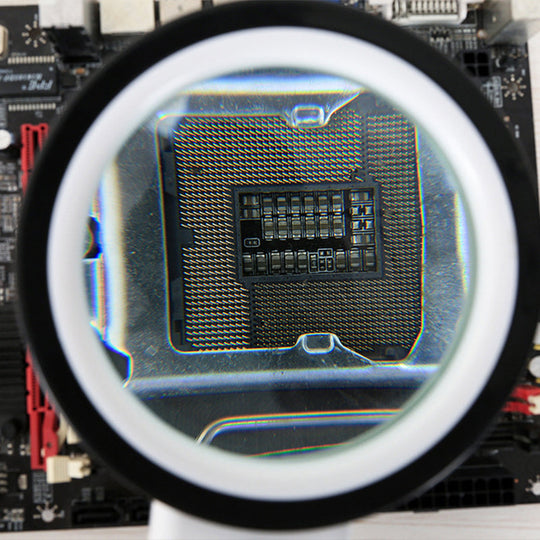 Håndholdt Forstørrelsesglas 30x med LED Lys 7