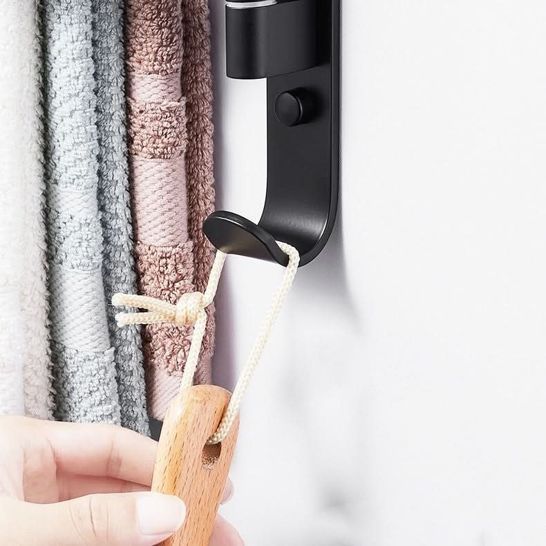 Håndklædeholder til Væg med 5 Arme til Badeværelse Modern Design 3
